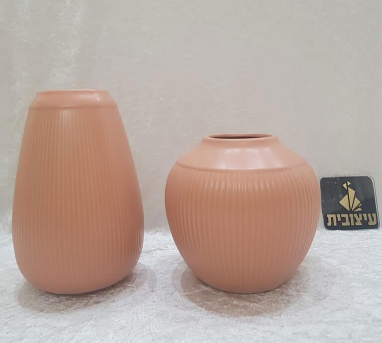 אגרטל קרמיקה אפרסק